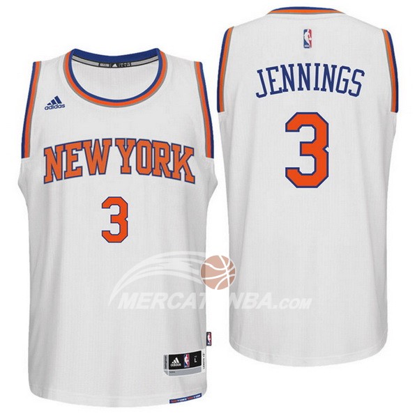 Maglia NBA Jennings New York Knicks Blanco